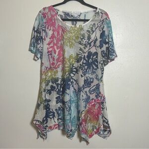NorthStyle Women’s Colorful‎ Floral Print Tunic Top XL